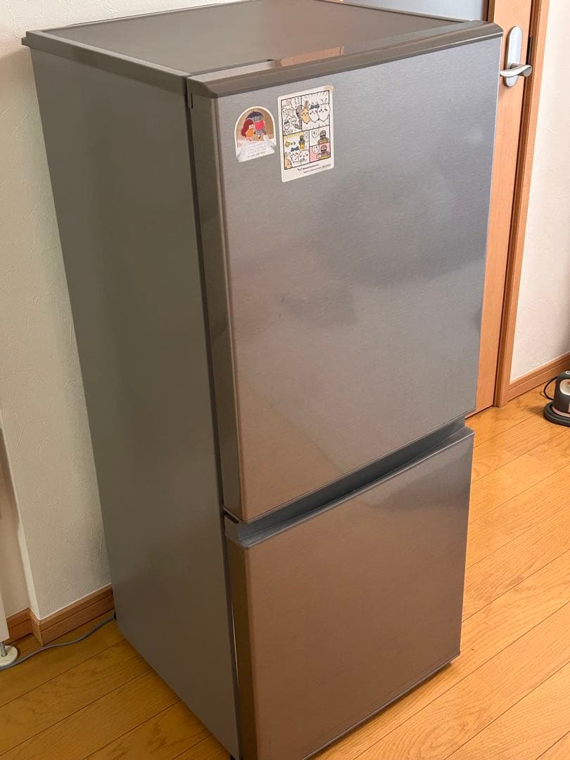 AQUA シルバー 冷蔵庫 上下二段式 129L