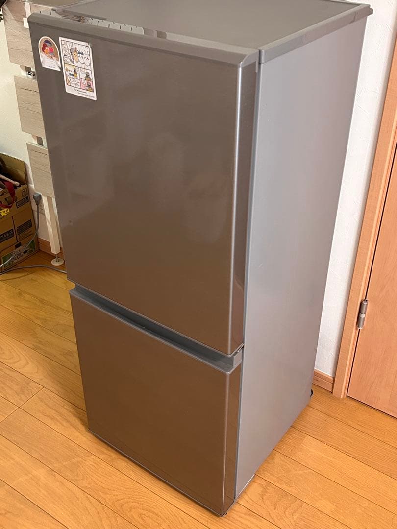 AQUA シルバー 冷蔵庫 上下二段式 129L