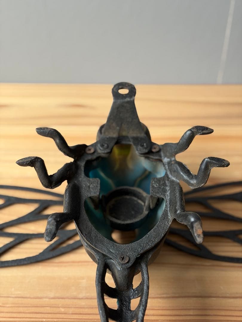 ドラゴンフライ　キャンドルホルダー　アイアン