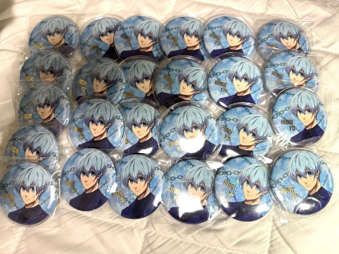 ブルーロック展ホログラム箔押し缶バッジ氷織羊