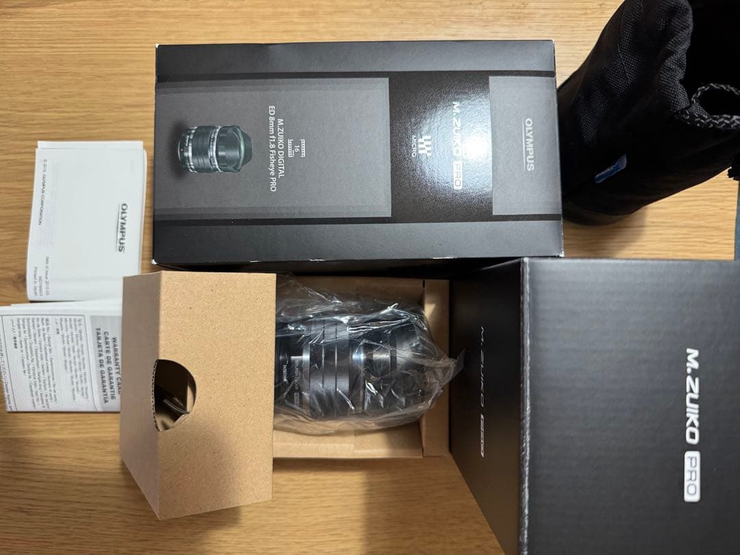 【美品】M.ZUIKO DIGITAL 8mm F1.8 Fisheye PRO