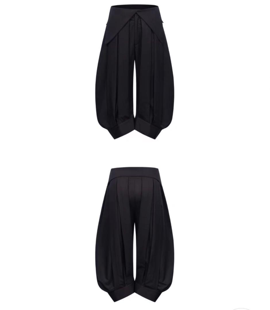 【モード】7440 37 1 サーカスバルーン9部丈パンツ