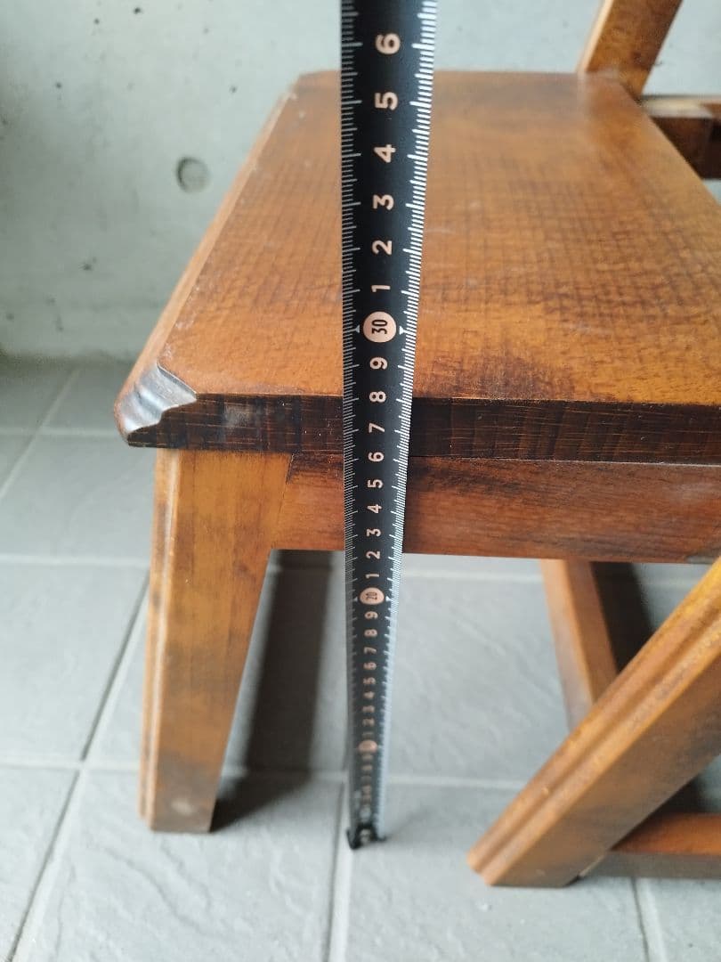 アンティーク　踏み台　木製　折りたたみ