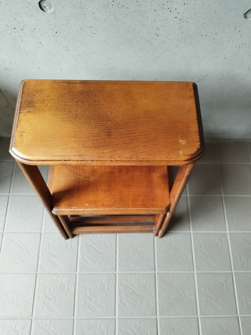 アンティーク　踏み台　木製　折りたたみ