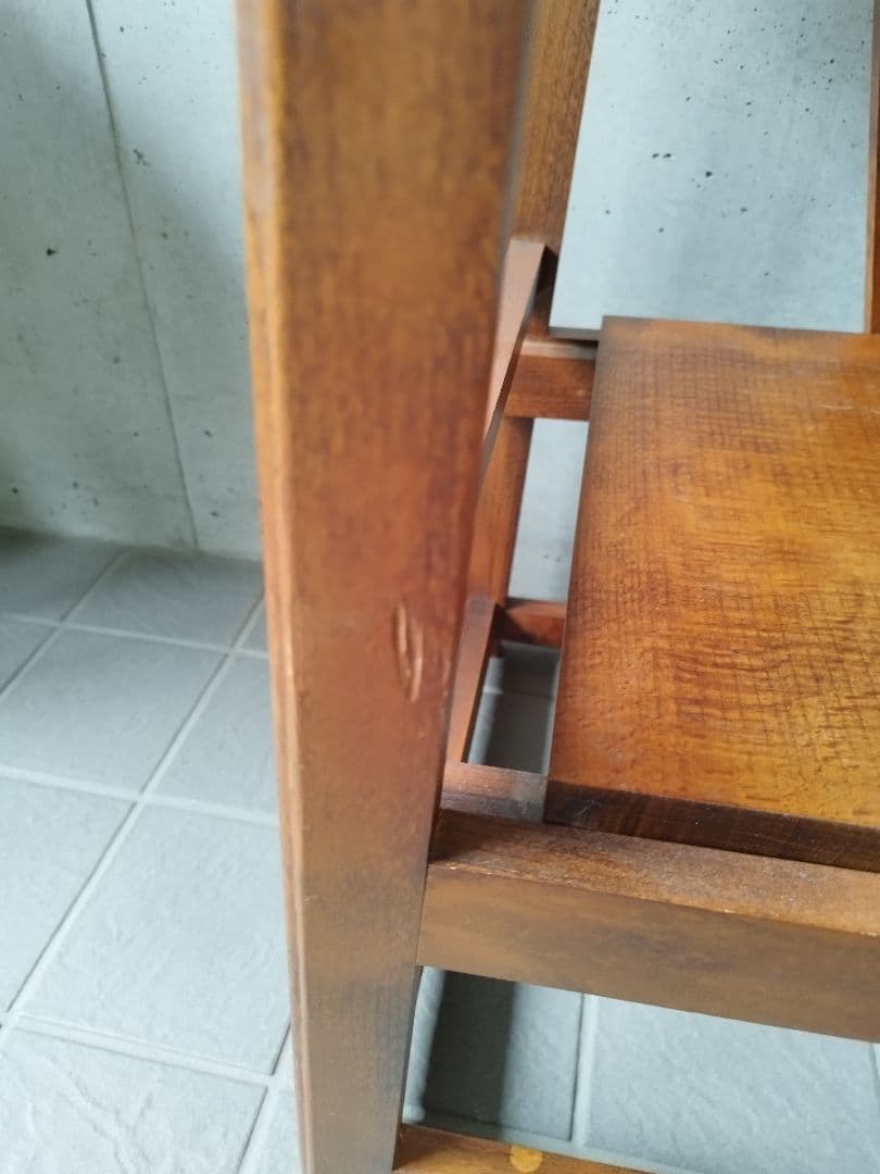 アンティーク　踏み台　木製　折りたたみ