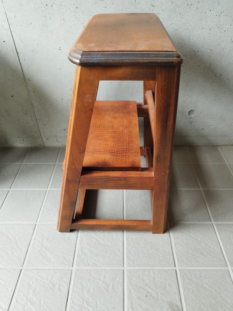アンティーク　踏み台　木製　折りたたみ