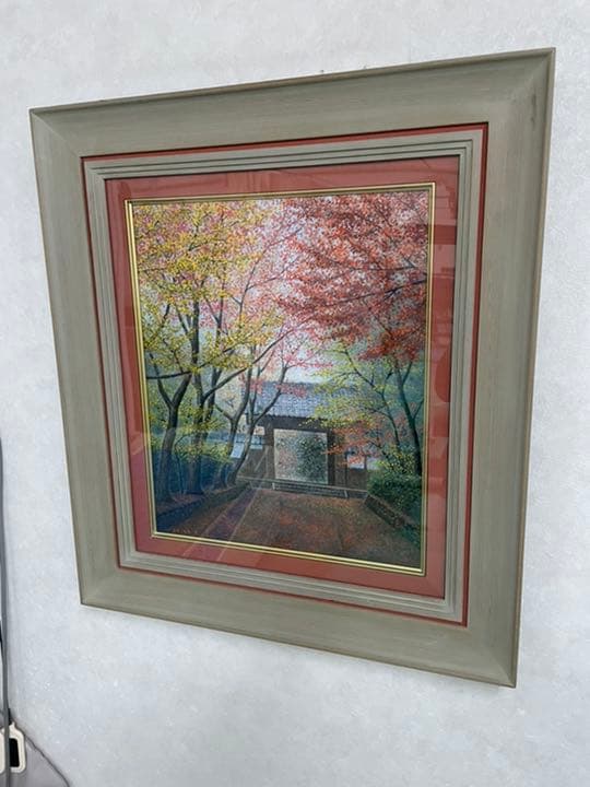 送料込み　酒井英利　油彩　F8号　百貨店上代80万円