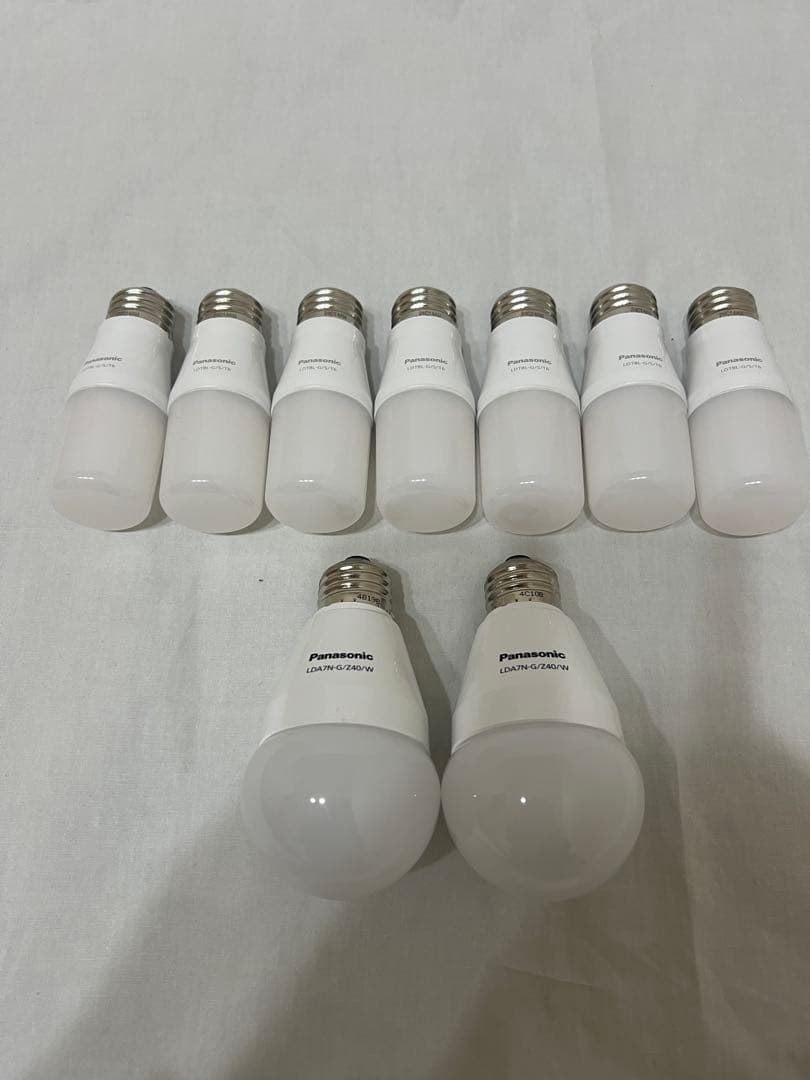 Panasonic LED電球 LDT8L-G/S/T6 電球色7本　おまけ付