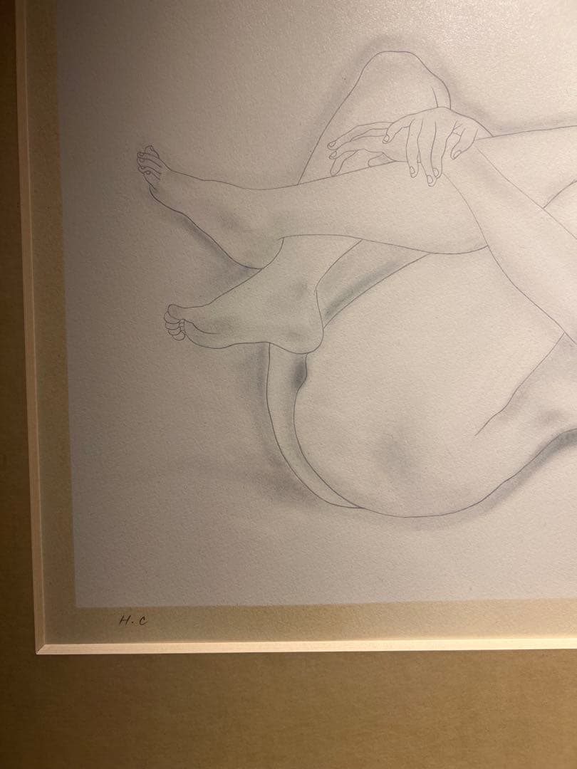 加山又造　【裸婦】　lithograph 希少Edition