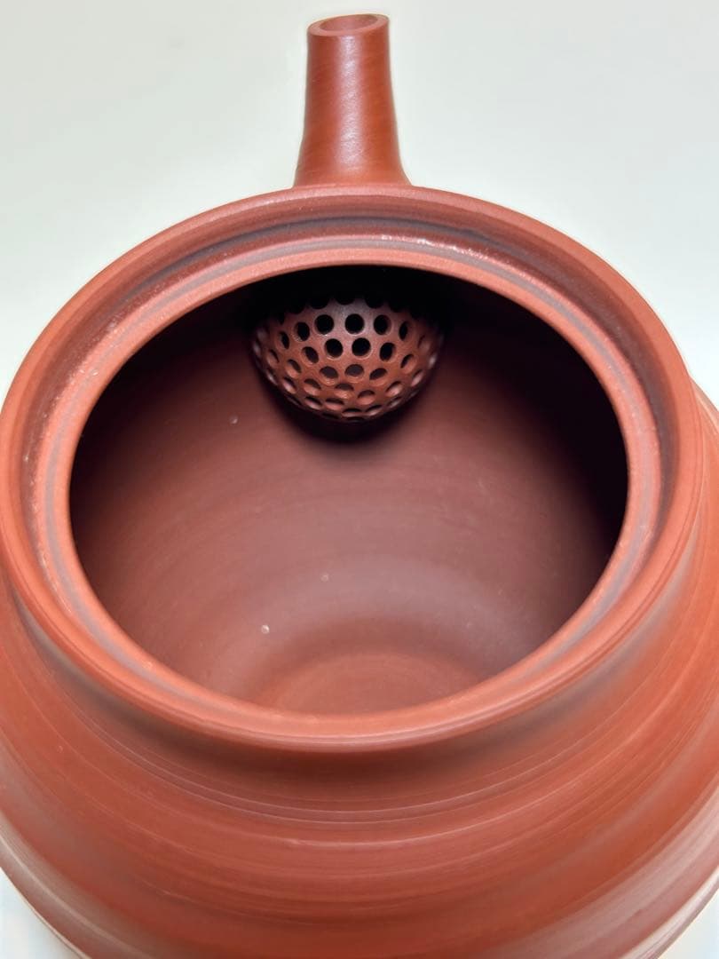 三代目　山田常山 常滑焼 朱泥茶器揃 急須 湯冷 湯呑 5客 人間国宝