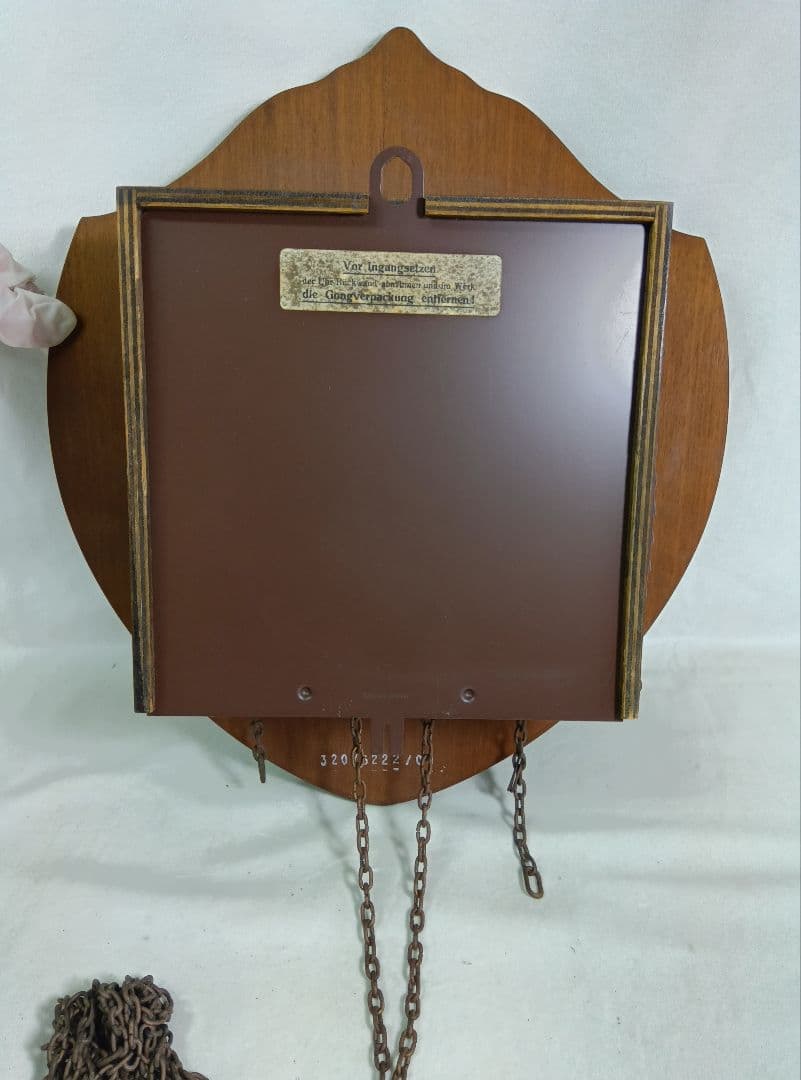 JUNGHANS　ユンハンス　木製掛け時計　分銅式　アンティーク　振り子時計