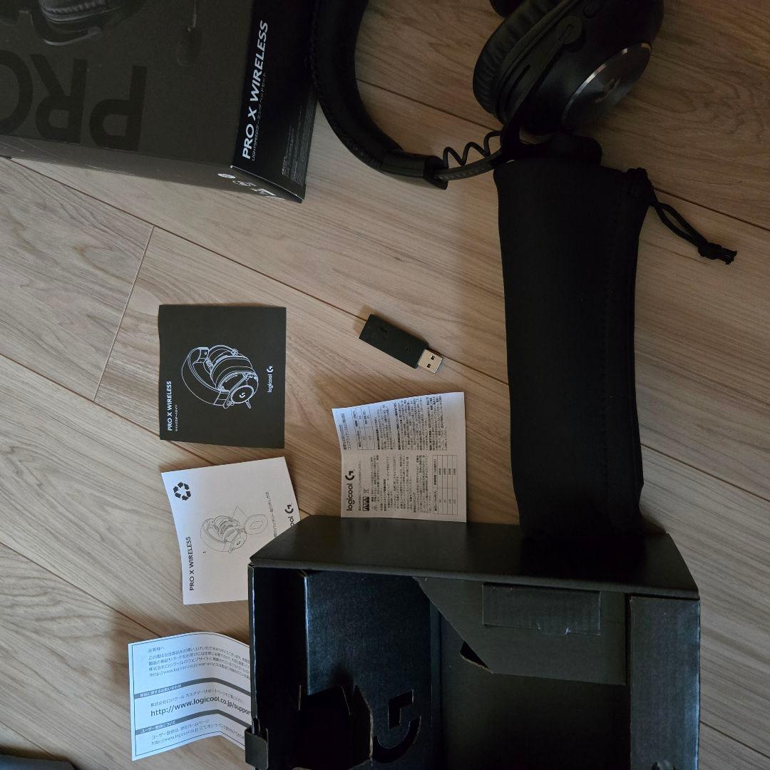 Logicool G Pro X Wireless付属品あり