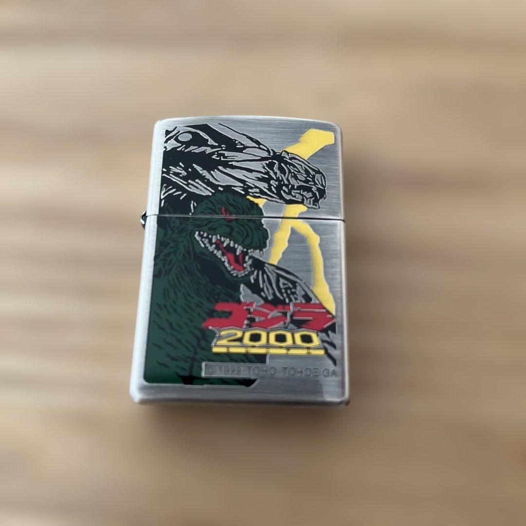 zippo GODZILLA2000 limited Edition銀古美