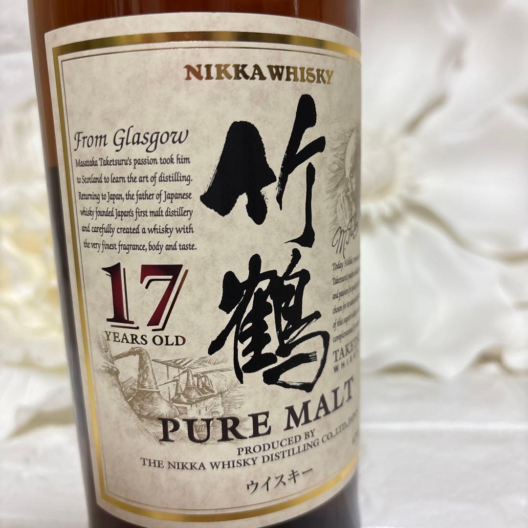 竹鶴 17年 700ml ピュアモルトウイスキー　ジャパニーズウイスキー