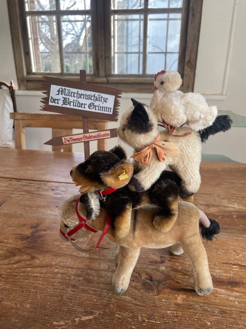 アンティーク　ブレーメンの音楽隊