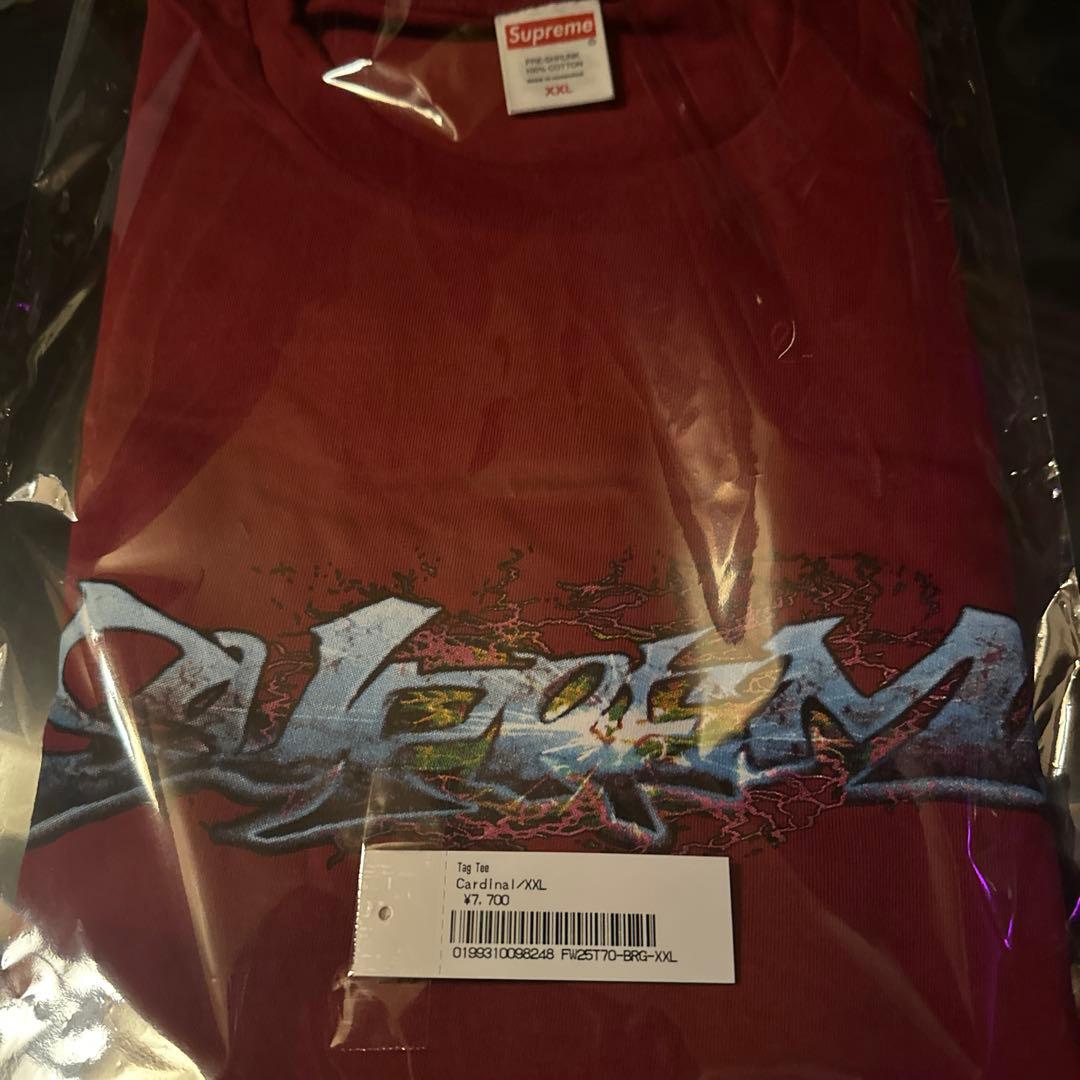 Supreme グラフィティ Tシャツ バーガンディ　xxl