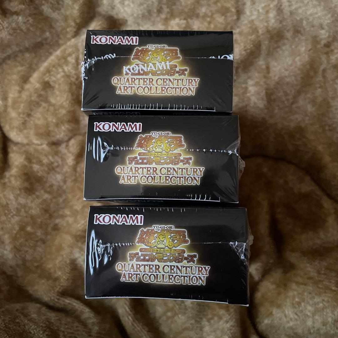 【未開封】遊戯王　クォーターセンチュリーアートコレクション25th 3BOX