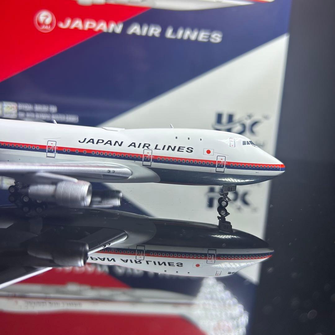 Hxmodel JAL B747-100 JA8101 1/400 スタンド付