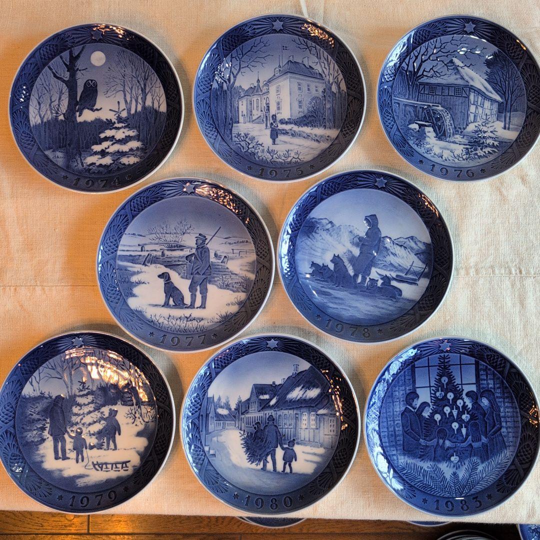 ロイヤルコペンハーゲン イヤープレート 38枚 1958-2006　バラ売可