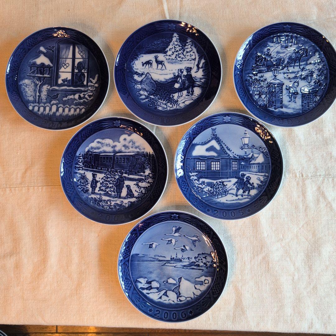 ロイヤルコペンハーゲン イヤープレート 38枚 1958-2006　バラ売可