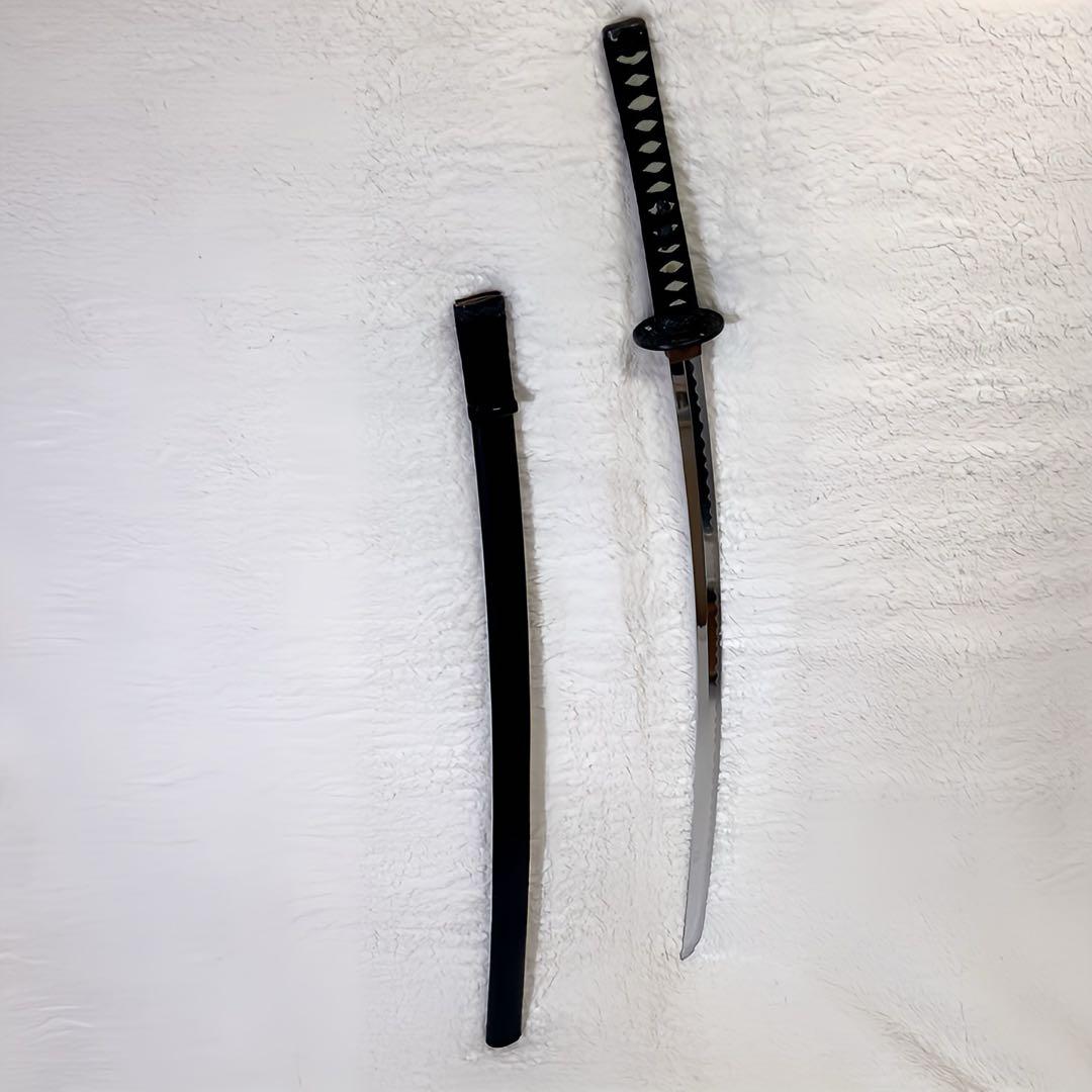 希少日本刀 黒い鞘 模造刀 アンティーク レトロ 昭和レトロ 鬼滅 日輪刀