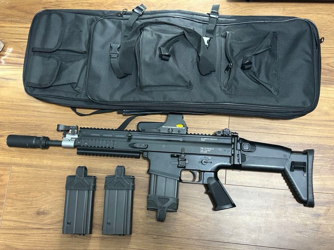 初速92 東京マルイ 次世代電動ガン SCAR-Hブラック ドットサイトなし