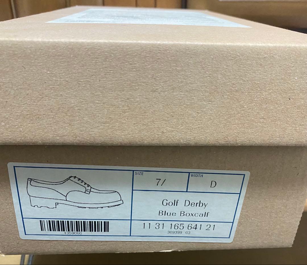 靴 JM WESTON 641 Golf boxcalf NAVY