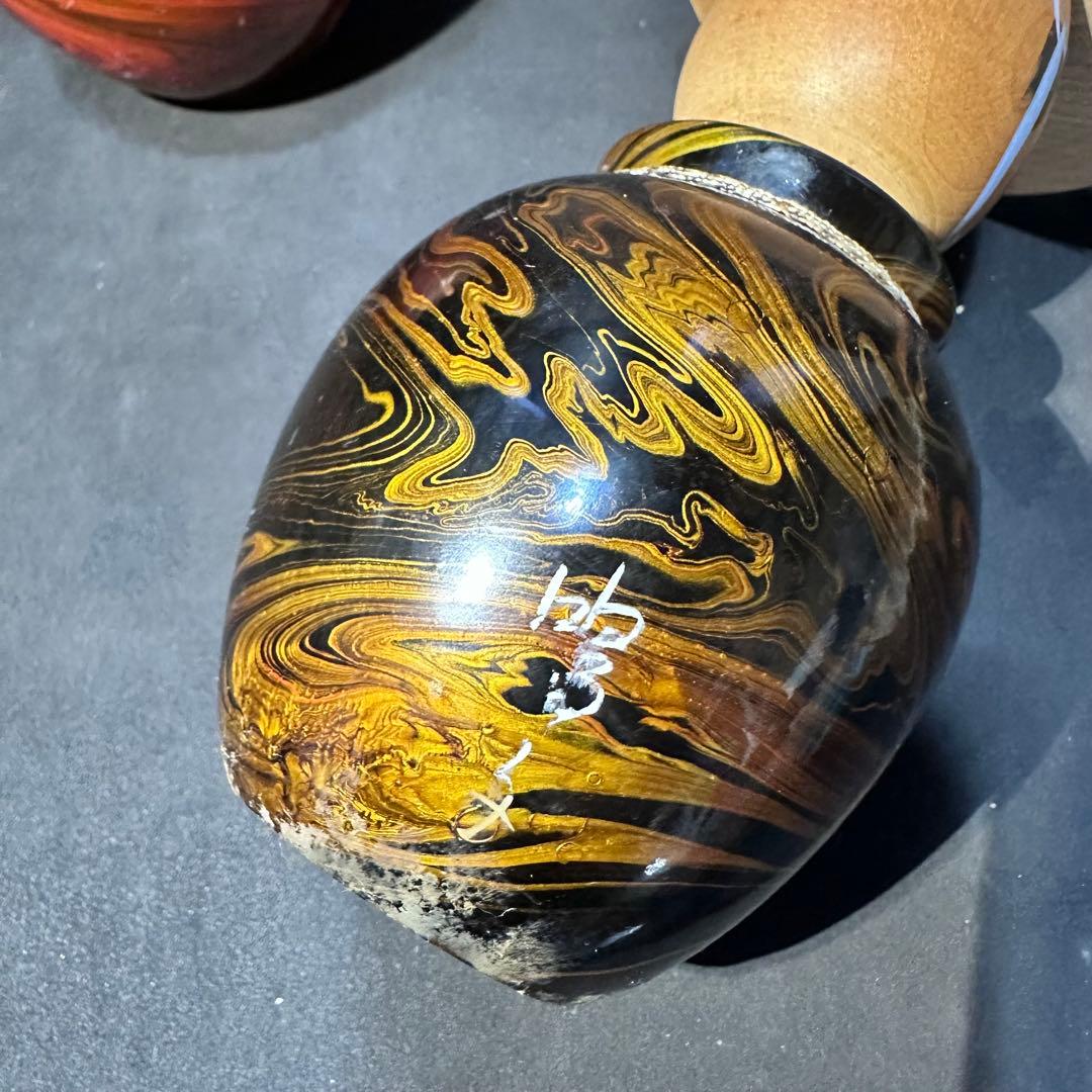 ビンテージ鳴子漆器　こけし