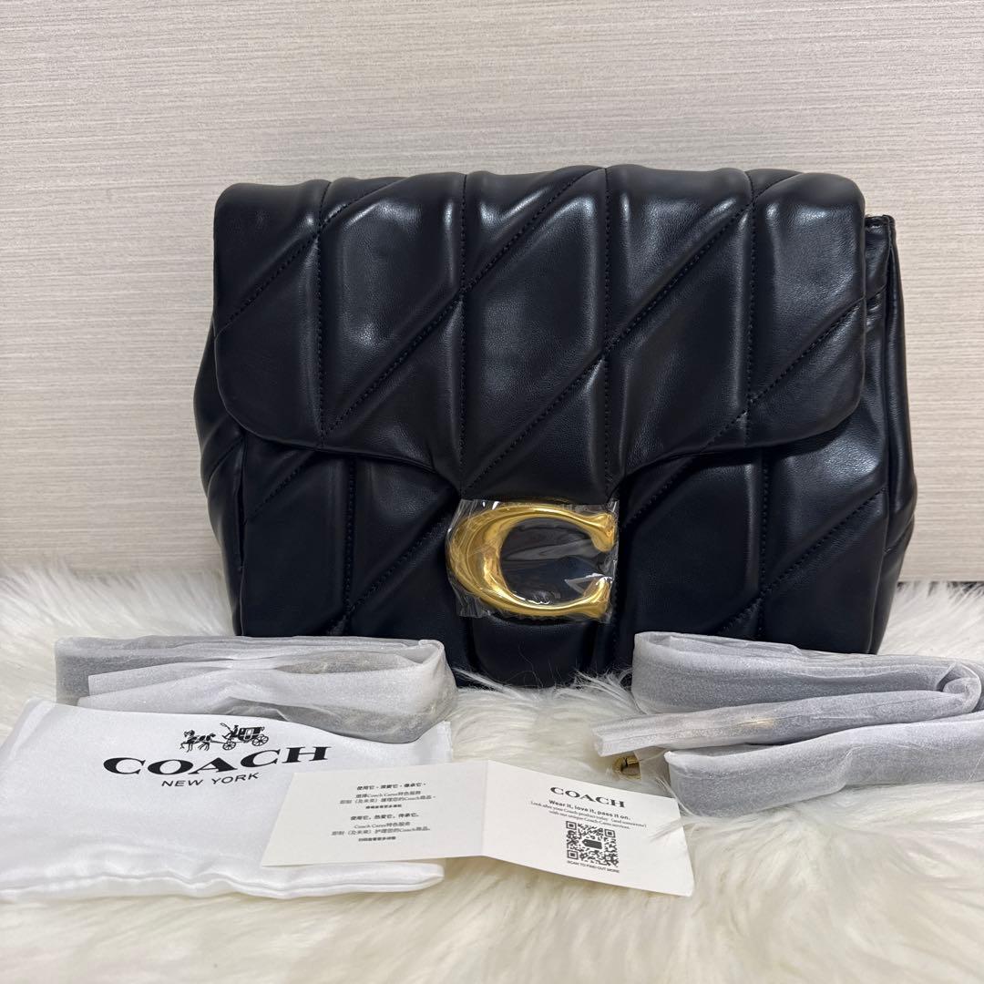 COACH タイムズ スクエア タビー ショルダー バッグ・キルティング