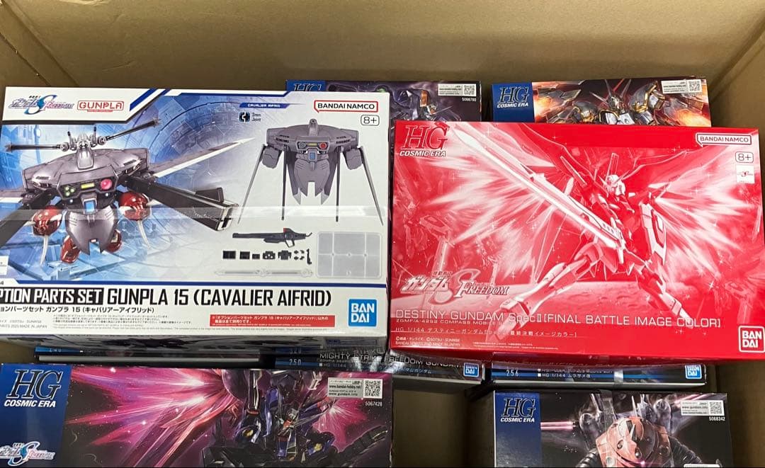 未組立 HG デスティニーガンダムSpecII＆ゼウスシルエット 含む計12点