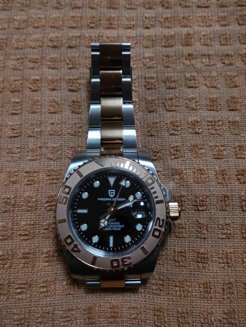 PAGANI　DESIGN 自動巻 PD-1662 GMT　RoseGold美品