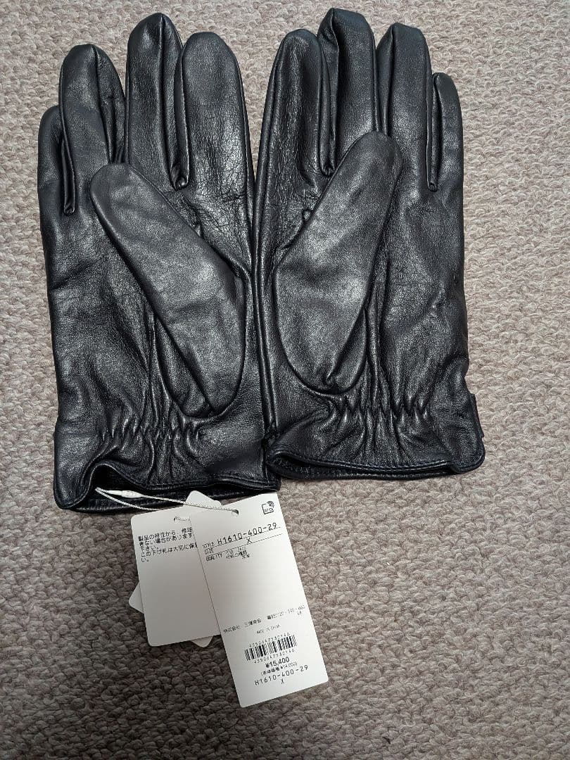 レザー手袋 黒