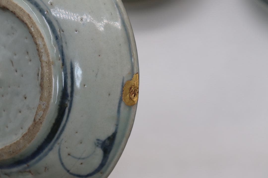 中国　清時代　染付小皿9点　送料込み250707