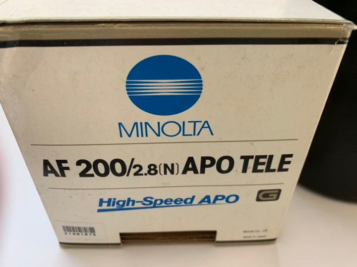 レンズ(単焦点) Minolta High Speed AF APO TELE 200mmF2.8