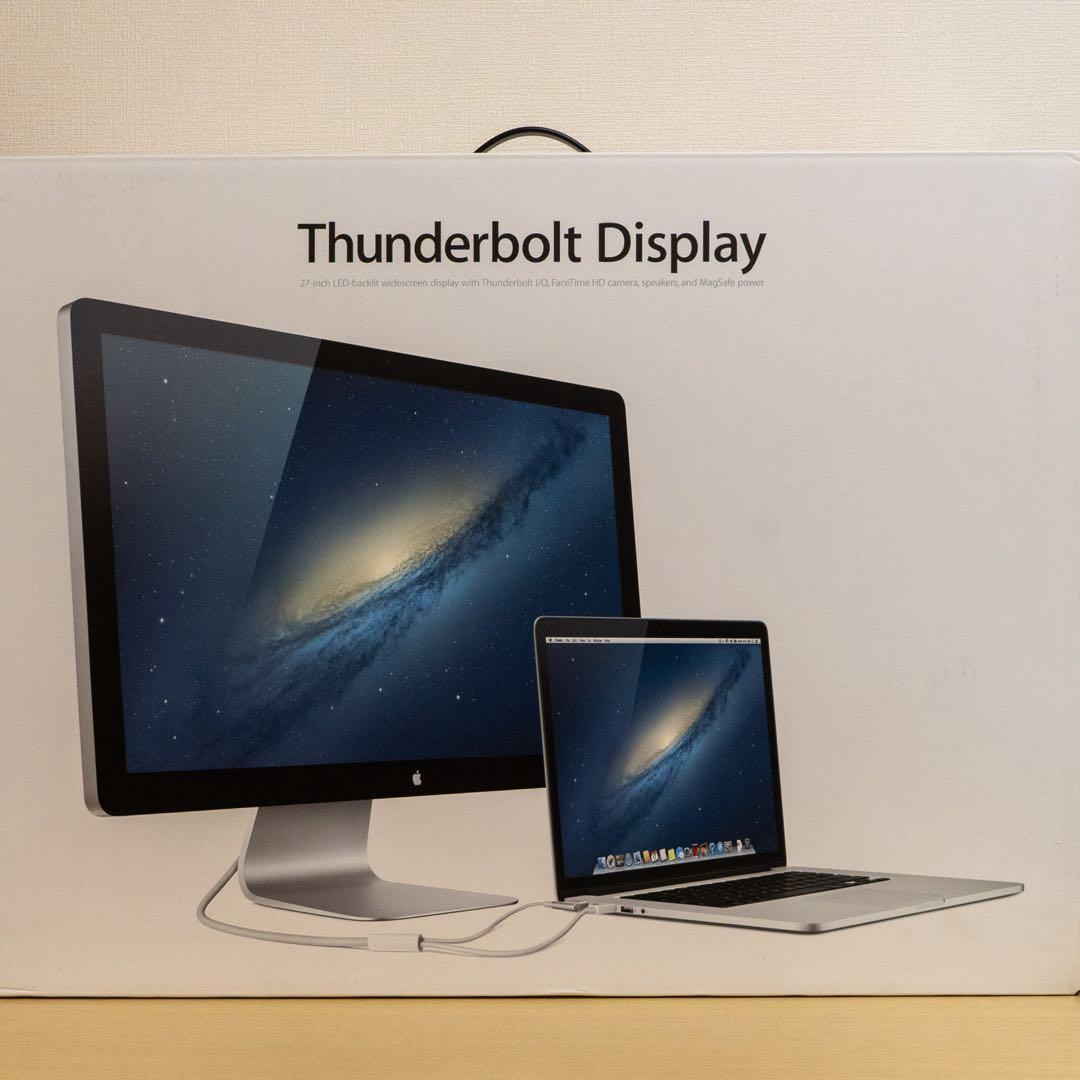 美品・アダプタ付き　Apple Thunderbolt Display 27