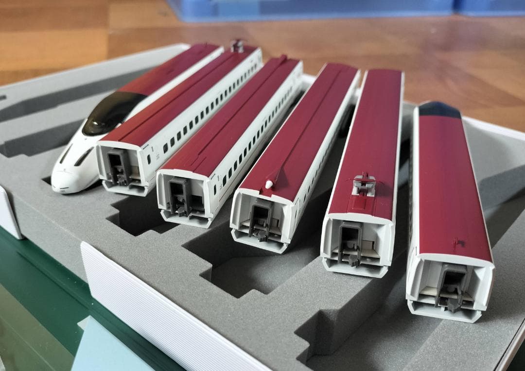 26　Nゲージ 九州新幹線800系つばめ　6両セット　室内灯付　【即購入可】