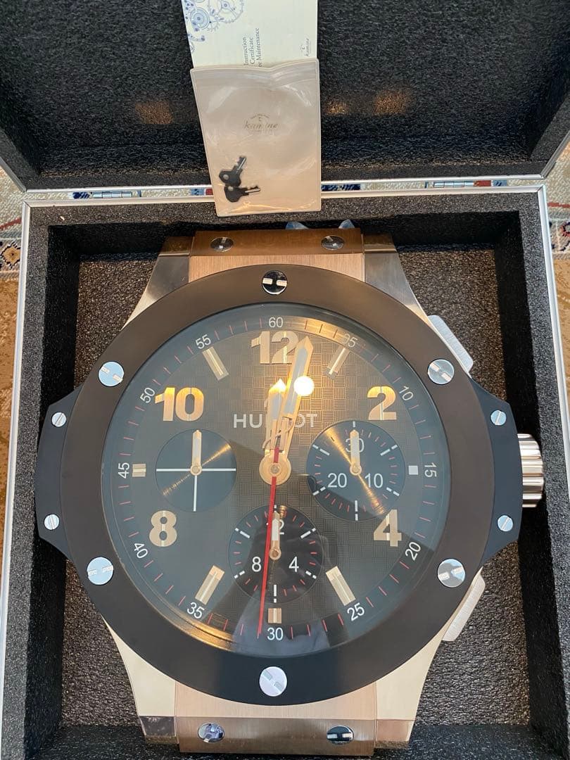 HUBLOT GENEVE ウブロ ウォールクロック ビッグバン 掛時計