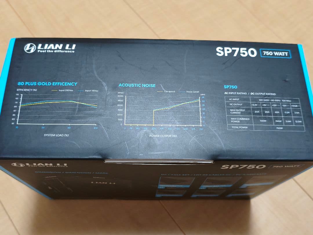 LIAN LI SP750 750W SFX 電源ユニット