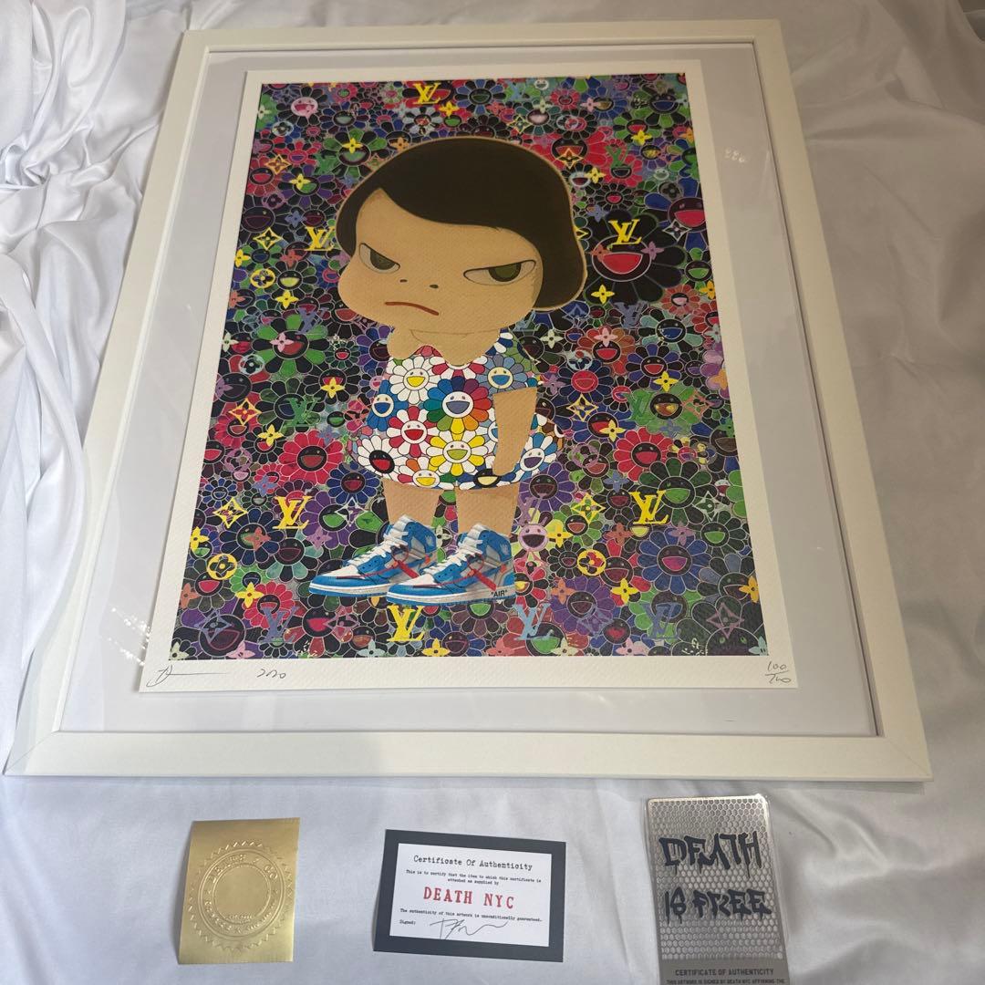 DEATH NYC 現代アートポスター　世界100枚限定　奈良美智　村上隆