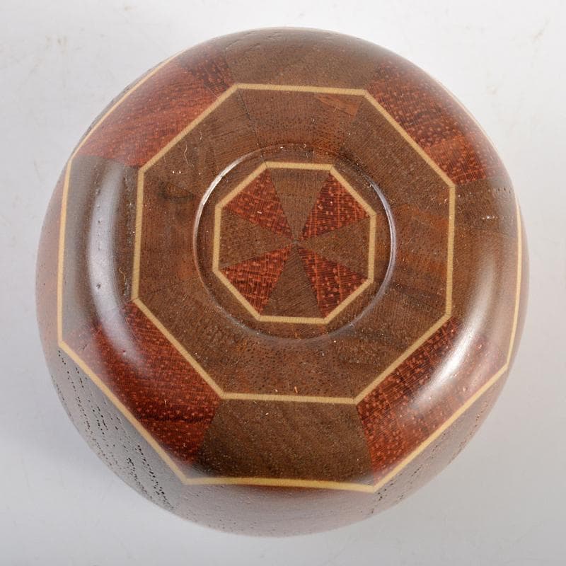 茶道具　箱根寄木細工　棗　V　R6988