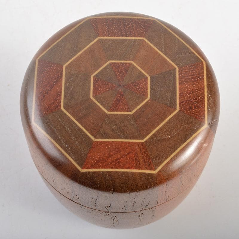 茶道具　箱根寄木細工　棗　V　R6988