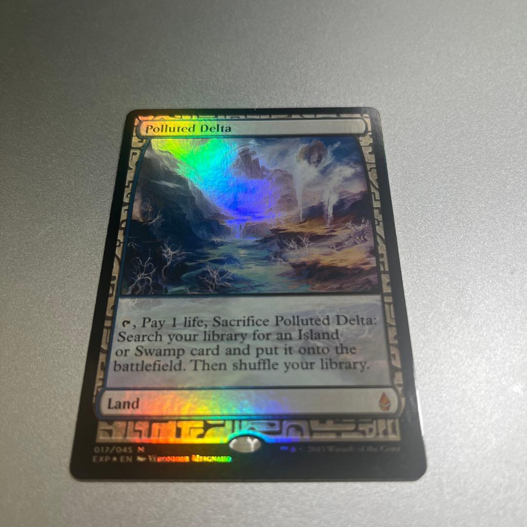 ①MTG foil 《汚染された三角州/Polluted Delta》[EXP]