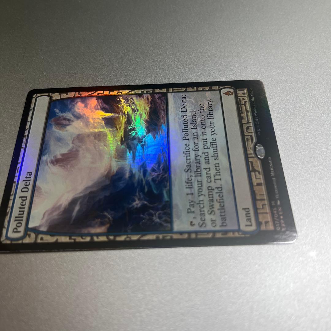 ①MTG foil 《汚染された三角州/Polluted Delta》[EXP]