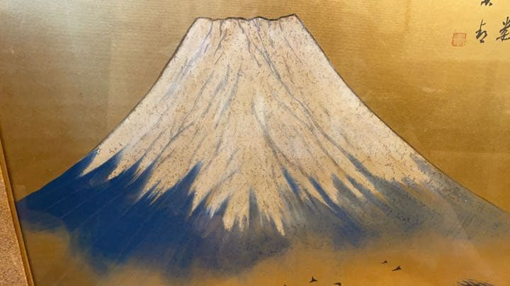 富士山の絵画