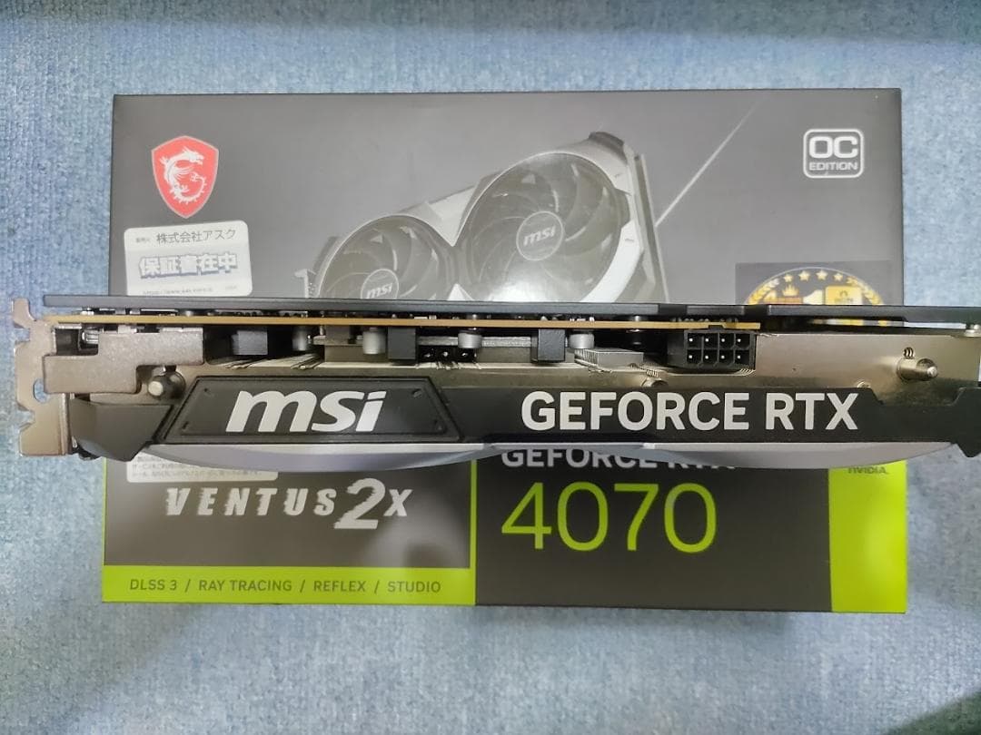 コ*ー様 MSI GeForce RTX 4070 VENTUS 2X E 12