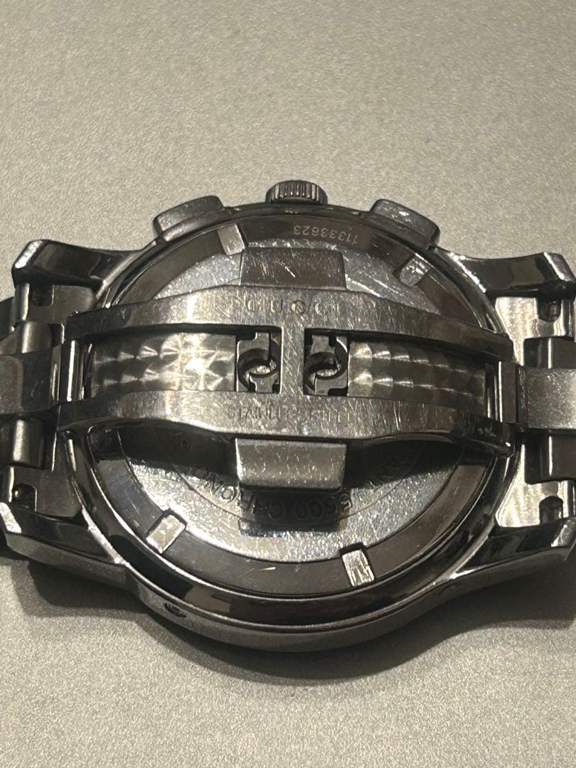 さ*)様 GUCCI 5500 CHRONO クロノグラフ 腕時計 グッチ シル