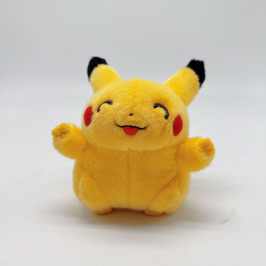 激レア 初期 TOMY ポケットモンスター ぬいぐるみ　ピカチュウ ニッコリ