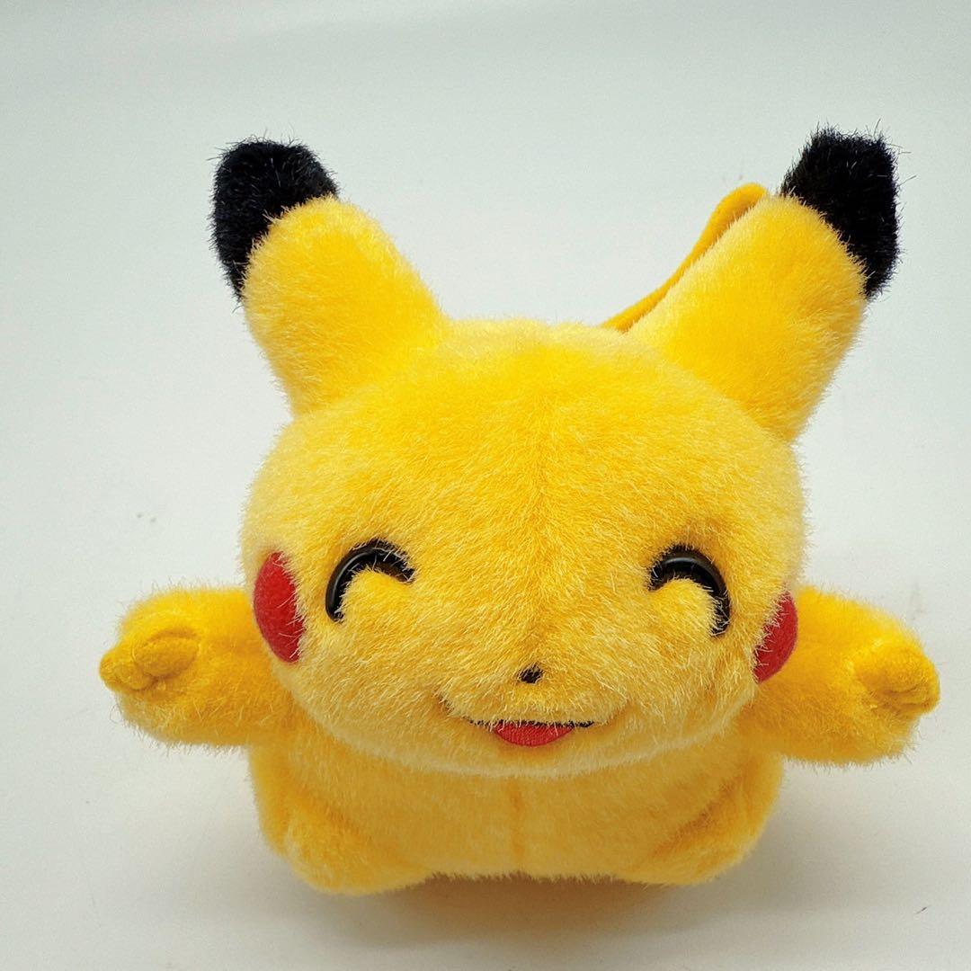 激レア 初期 TOMY ポケットモンスター ぬいぐるみ　ピカチュウ ニッコリ