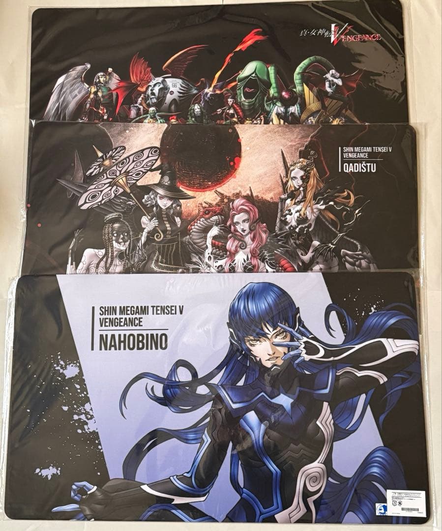 真女神転生VV DRAWDRAW くじ　マルチデスクマット3点セット　未開封新品