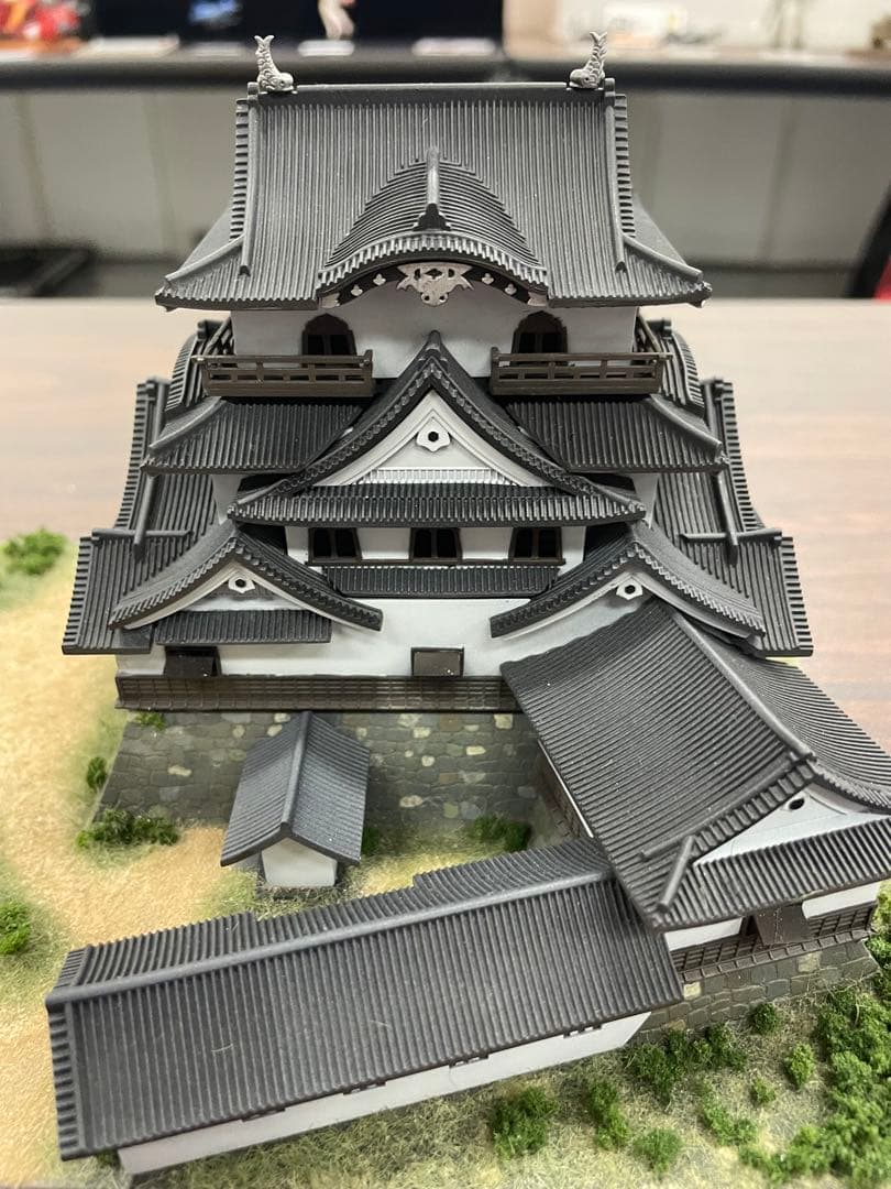 1/350 童友社 彦根城【完成塗装品】